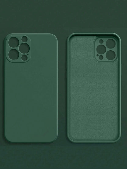 Silicone Phone Case Compatible with Iphone Basic Phone Cases Compatible with Iphone 16 Smooth Touch Plain Phone Case Waterproof Shockproof Anti-Fall Scratch Resistant